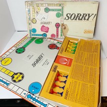 Parker Brothers SORRY! Slide Pursuit Game Vintage 1964 Classic Game Complete - £26.81 GBP