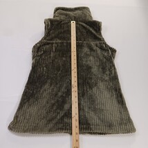 Columbia AL2764 Women's Green Corduroy Full Zip Sleeveless Vest Size Small image 6