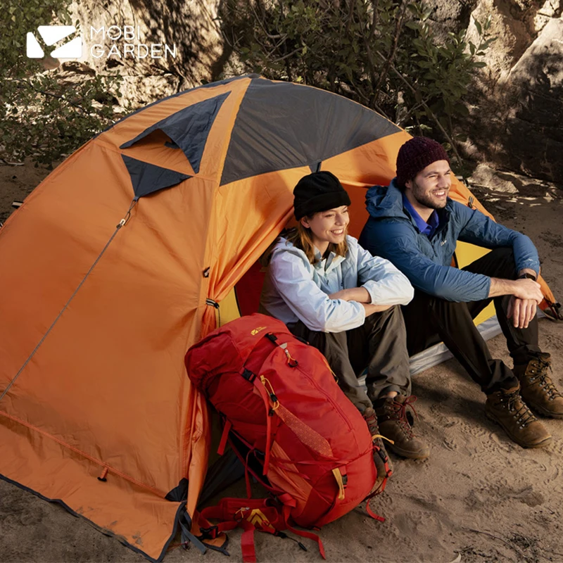 MOBI GARDEN Tent Outdoor Rainproof Portable Four Season Tent Winter High - £225.86 GBP+