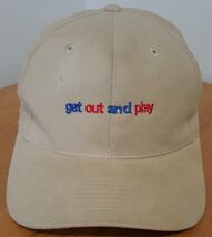 Sports Authority Get Out and Play Baseball Promotional Cap Baseball Hat - $5.93