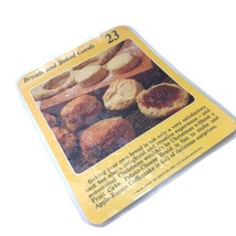 My Great Recipe Cards #23 Breads &amp; Baked Goods Coffeecake Vintage 1980s Set 207 - £23.79 GBP