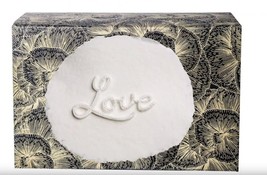 XLarge 300 Cubic Inch Biodegradable Box Funeral Cremation Urn w/Cotton &quot;Love&quot; - £119.87 GBP