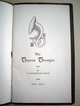 D. Livingstone Milne TOURIST TRUMPET c1925 Rare Vancouver BC Poetry 1st Edition - $42.75