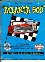 Atlanta 500 Nascar PROGRAM-1960-RICHARD PETTY-FIREBALL ROBERTS-vg - £239.52 GBP