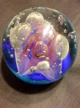 Dynasty Gallery Large Paperweight Andromeda Glow (Glows in the Dark) Handmade - £45.49 GBP