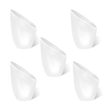 5 Pieces Plastic Lampshade Horseshoe Lampshade Replacement Plastic Lamp Shade Wh - £20.82 GBP