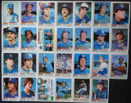 1982 Topps Seattle Mariners Team Set of 27 Baseball Cards - £3.93 GBP