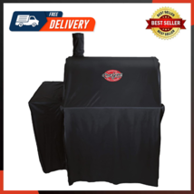 Durable Polyester Grill And Smoker Cover With Waterproof Material, PVC L... - £36.97 GBP