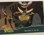 Aaahh Real Monsters Trading Card 1995  #6 Scorched If You Do - $1.97