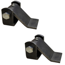 4 1/4&quot; Heavy Duty Formed Hinge Strap with Grease Zerk 1/4&quot; Bare Steel (2 PACK) - £29.87 GBP