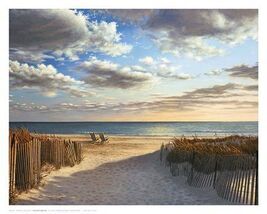 Daniel Pollera Sunset Beach Art Print 11 x 14in - $6.53