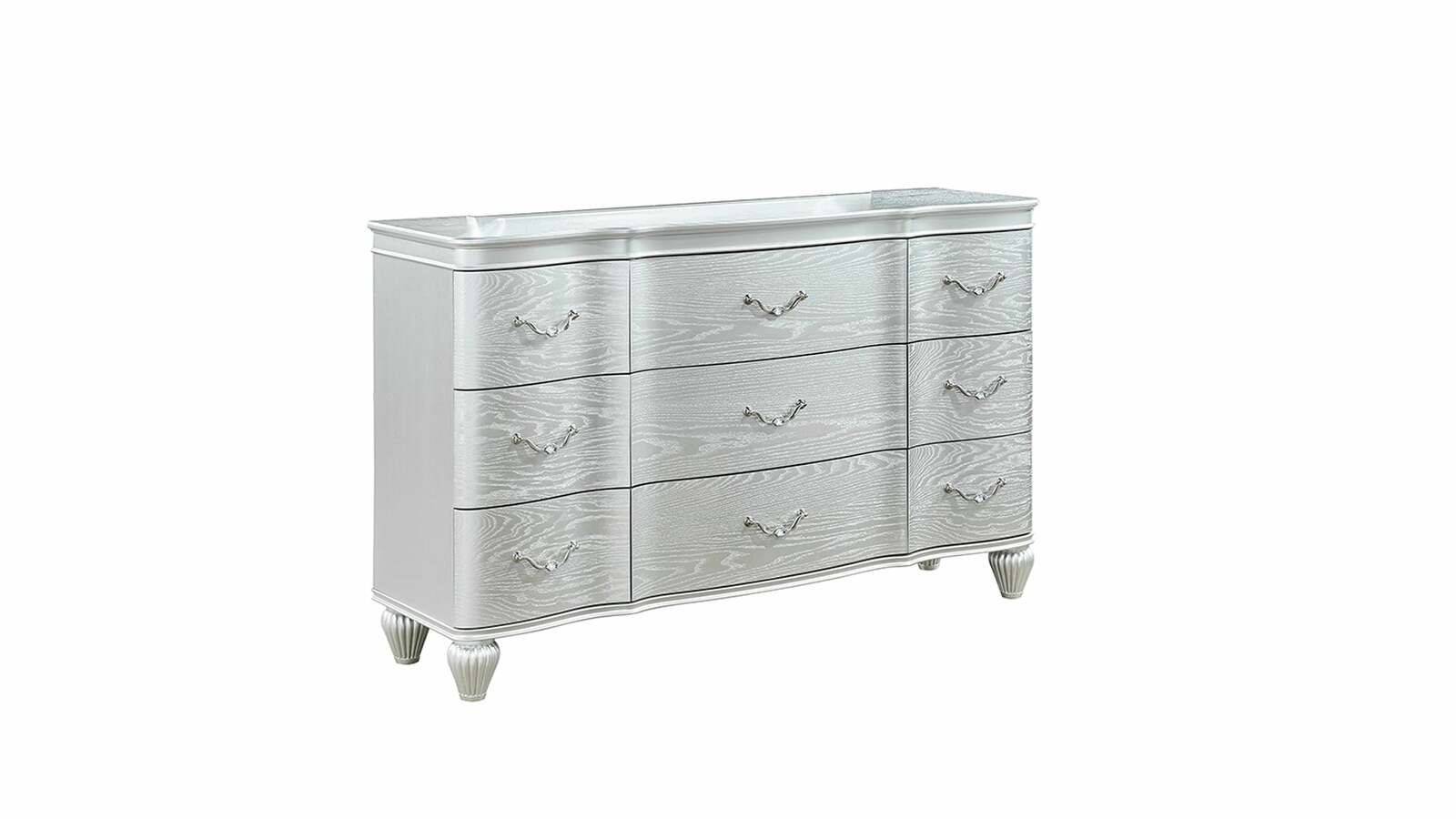 Landmark 9-Drawer Dresser, Silver - £977.87 GBP