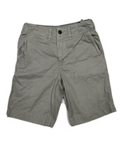 American Eagle Classic Men Size 28 (Measure 27x9) Gray Chino Shorts Casual - $11.63