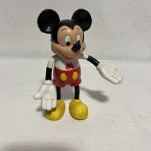 Disney Mickey Mouse Bendable Figure 5&quot; Vintage Disney Applause, Poseable Figure - £5.42 GBP