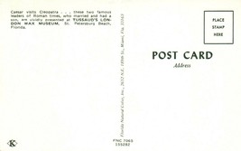 Vintage Postcard Tussaud&#39;s London Wax Museum St. Petersburg Florida Unposted - £1.58 GBP