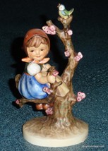 &quot;Apple Tree Girl&quot; With Blue Bird Hummel Figurine TMK5 #141/I - Christmas Gift! - $145.49