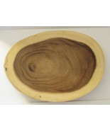 Lipper Wood Slab Board Footed Serving Platter / Tray - $12.20 CAD
