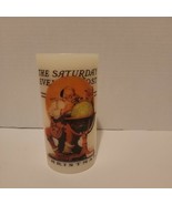 Norman Rockwell The Saturday Evening Post  Christmas Flameless Pillar Ca... - $9.46