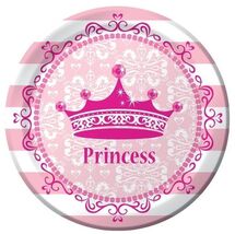 Pink Princess Royalty Dessert Plates - Birthday Party Supplies - $1.42
