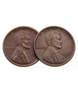 1921-S and 1924-S Lincoln Cent Lot, XF Condition, All Brown Color, Stron... - $69.29