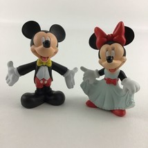 Mickey Mouse &amp; Minnie Mouse Figures Disney Happiest Celebration McDonald... - £13.16 GBP