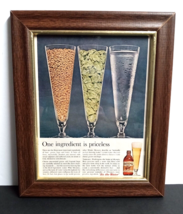 Olympia Brewing Beer Wood Framed Vintage Magazine Cut Print Ad w/ Glass ... - £15.71 GBP