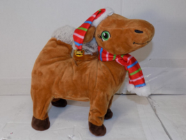 Gemmy Animated Christmas Dancing Camel Singing The Humpty Hump Plush 10" Clean - $24.50