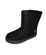 Girls Flash Lights Faux Sherpa Lined Sueded Rechargeable Light Up Boots ... - $27.34 CAD