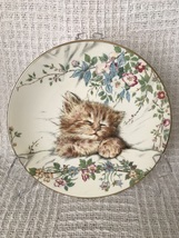 Vintage Royal Worcester Kitten Classics Plate &quot;Cat Nap&quot; , Cat Collector ... - $20.00