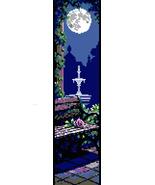 Moonlit Garden Rendezvous Bookmark | Cross Stitch Pattern (PDF) - $3.99