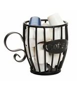 COFFEE K-CUP HOLDER Wrought Iron Mug Keurig Pod Storage Rack USA - £36.86 GBP