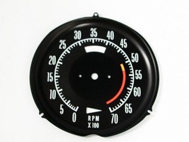 1972-1974 Corvette Face Tachometer 5300 Redline - £30.58 GBP