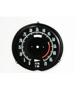 1972-1974 Corvette Face Tachometer 5300 Redline - $39.55