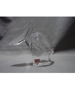 Orrefors(Sweden) Crystal Pelican Figurine Signed and Numbered - £27.97 GBP