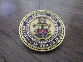 USN USS America LHA 6  Captain Robert A Hall Jr Challenge Coin #71S - £30.50 GBP