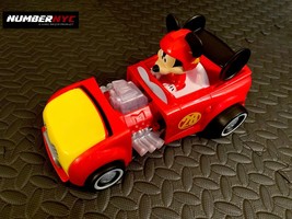 Disney Junior Mickey Mouse Hot Rod Roadster Transforming Racing Car Light Sound - £10.11 GBP