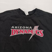 District Arizona Dynamics Women's Black Cotton Blend Cropped Sweatshirt Size L image 3
