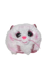 Ty Puffies Tabor Pink White Tiger Plush Stuffed Animal 2021 3.5&quot; - $12.35 CAD