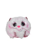 Ty Puffies Tabor Pink White Tiger Plush Stuffed Animal 2021 3.5&quot; - $12.42 CAD