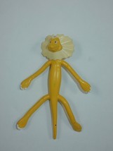 C-P Inc Yellow Lizard 4 3/4&quot; Bendable Rubber Bendy Figure RARE - £7.80 GBP