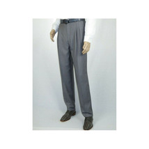 Men Apollo King Banded Collarless suit Mandarin 5 Button Wide leg M5-3 Gray New image 9