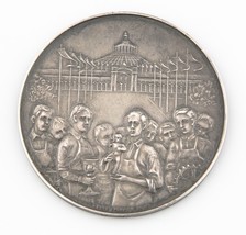 1904 Austria Viennese Apprentice Esposizione Argento Medal Au-Unc Eugen Schott - £103.72 GBP
