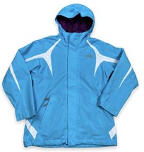 The North Face Hyvent Tri-Climate Coat Jacket *Shell Only* Cyan Blue Girls 14/16 - £14.44 GBP