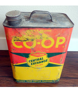 Vintage CO-OP  Farmers Union Central Exchange 2 Gallon Motor Oil Can - $30.62 CAD