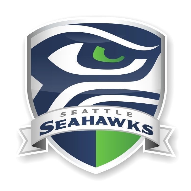 Seattle Seahawks Shield Decal / Sticker Die cut - $2.96+