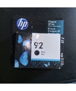 HP 92 Ink Cartridge - Black (‎C9362WN#140) BRAND NEW Exp: 2-2023 - £14.11 GBP