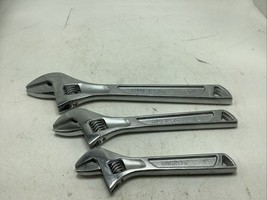 HUSKY 3 PIECE ADJUSTABLE WRENCH SET 6 INCH 8 INCH 10 INCH (no retail pac... - $29.99