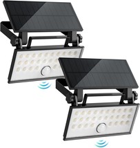 Solar Flood Lights Outdoor Motion Sensor High Efficiency Solar Security Light 26 - £45.51 GBP