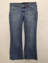 Aeropostale Womens Jeans Stretch Flare Size 9/10 R Cotton Blend Blue - £11.33 GBP