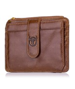 BULLCAPTAIN Genuine Leather RFID Blocking Card Holder Credit Wallet - $532.00 MXN